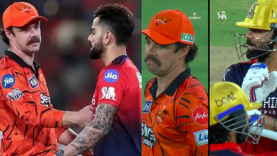 Virat Kohli and Travis Head (Image: X/Screengrab) Virat Kohli vs Travis Head: What led to viral 'no handshake' between two IPL stars