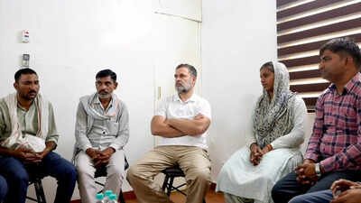 'Broken, corrupt system': Rahul Gandhi meets NEET aspirant who died by suicide after paper leak