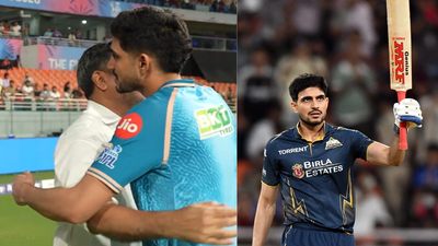 Shubman Gill shares victory hug with Family (Image: X) Watch: Shubman Gill shares a heartwarming moment with parents after GT reach IPL 2026 Final