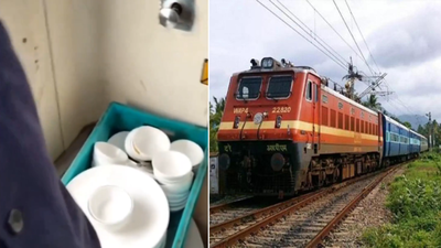 . 'Extremely unhygienic': FSSAI issues notice to IRCTC after video shows catering staff washing utensils in train toilet - watch