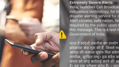 India launches disaster alert system: Received alarm-like notification on phone? Here's what it means