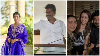 Charmme Kaur calls Trisha Krishnan a ‘lucky mascot’ as Vijay wins Tamil Nadu elections; Lakshmi Manchu calls for ‘double celebrations’