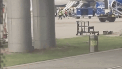 The burning plane: Power bank fire on IndiGo flight triggers chaos; 200 passengers evacuated through emergency slides — watch