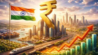 According to S&P Global, fears regarding net foreign investment outflows have been “somewhat overstated". (AI image) Foreign outflow worries ‘overstated’: S&P confident about India amid Middle East crisis; says economy ‘fundamentally strong’