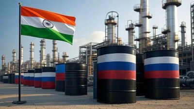 With a sanctions waiver in place, India has in the last two months aggressively stepped up purchases of Russian crude oil. (AI image) ‘Reduce China’s ability to stockpile discounted oil’: Trump admin extends sanctions waiver on Russian crude - what it means for India