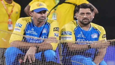 Chennai Super Kings' head coach Stephen Fleming, left, with MS Dhoni (PTI Photo) IPL 2026: ‘Nobody is missing MS Dhoni'- Ex-India captain tears into CSK management