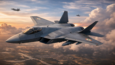 Representative AI image Tata, L&T and Bharat Forge shortlisted for India’s fifth-generation fighter project