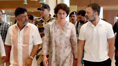 D.K. Shivakumar's bid for the Chief Minister post gained traction after Priyanka Gandhi Vadra intervened, persuading Rahul and Sonia Gandhi. Karnataka power play: Failing to get Rahul Gandhi’s ear, DK Shivakumar sought Priyanka's help for CM push