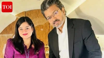 Vijay’s flight photo with an air hostess goes viral; Thalapathy’s simple gesture wins hearts