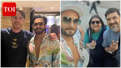 Ranveer Singh poses with Arsenal star Declan Rice in Budapest amid ongoing FWICE ‘ban’ over Don 3 controversy with Farhan Akhtar