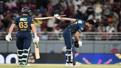 Gujarat Titans' skipper Shubman Gill (ANI Photo) Shubman Gill scripts IPL history, becomes first batter to...