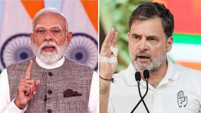PM Modi and Rahul Gandhi (R) 'PM Modi supervised NEET paper leak': Rahul Gandhi's big charge as Centre gears up for retest