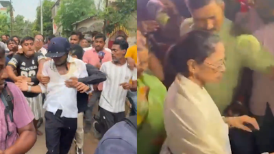 Former chief minister Mamata Banerjee arrived at Apollo Hospital, where TMC MP Abhishek Banerjee is currently undergoing treatment Abhishek Banerjee hospitalised after Sonarpur attack; Mamata Banerjee visits him in hospital