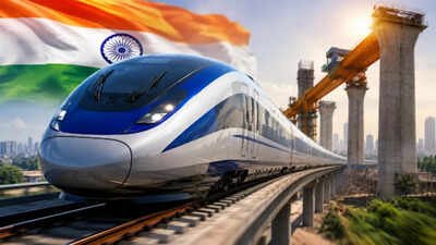 AI image India’s bullet train project: Nine years later, is the dream finally nearing reality?