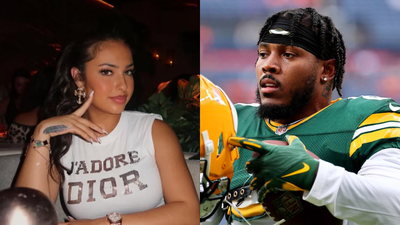 Josh Jacobs’ girlfriend Ash Kaashh’s recent cryptic post sparks concern amid alleged domestic violence incident.(Image via Getty Images) Josh Jacobs’ girlfriend Ash Kaashh’s recent cryptic post sparks concern amid alleged domestic violence incident