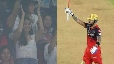 Watch: Anushka Sharma gives Virat Kohli a standing ovation after his match-defining fifty in IPL final