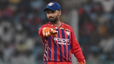 Rishabh Pant Captain of Lucknow Super Giants (LSG) setting the field during an IPL 2026 match