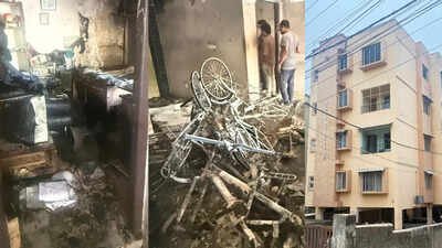 Elderly couple, 10-year-old granddaughter killed in Bhubaneswar apartment fire
