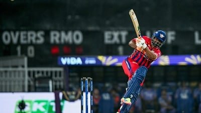 Rishabh Pant has scored just 189 runs in eight matches for LSG (ANI Pic Service)