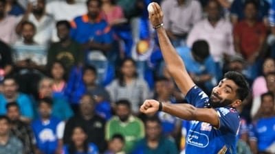 Jasprit Bumrah bowls during the IPL 2026 match vs LSG. (ANI Picture Service)