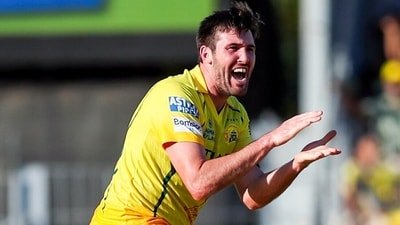 Jamie Overton changed the course of LSG's innings against CSK. (ANI Pic Service)