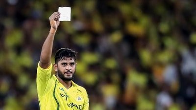 Urvil Patel celebrates his half-century during the IPL 2026 match against LSG. (ANI Pic Service) Urvil Patel celebrates his half-century during the IPL 2026 match against LSG. (ANI Pic Service)