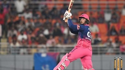 Rajasthan Royals' Vaibhav Sooryavanshi plays a shot during the Indian Premier League 2026 Eliminator match against Sunrisers Hyderabad in Mullanpur (ANI Pic Service) Rajasthan Royals' Vaibhav Sooryavanshi plays a shot during the Indian Premier League 2026 Eliminator match against Sunrisers Hyderabad in Mullanpur (ANI Pic Service)