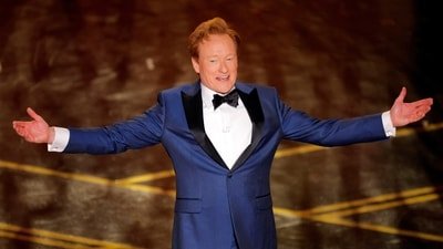 Conan O'Brien will host the Oscars for the third time in a row. REUTERS/Mike Blake (REUTERS)