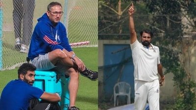 Ajit Agarkar faces backlash for fitness explanation behind Mohammed Shami snub. (PTI Images)