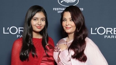 Aaradhya Bachchan has been accompanying her mother, Aishwarya Rai, to the Cannes Film Festival since she was a toddler. Aaradhya Bachchan has been accompanying her mother, Aishwarya Rai, to the Cannes Film Festival since she was a toddler.