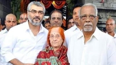 Ajith Kumar's mother died three years after his father's death.