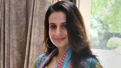 Ameesha Patel has returned to Mumbai after a stressful journey from New York, diverted to Muscat due to airspace closure in Dubai amid escalating Middle East tensions.