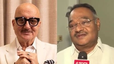 Anupam Kher reacts to BJP leader's remark about him regrowing hair.