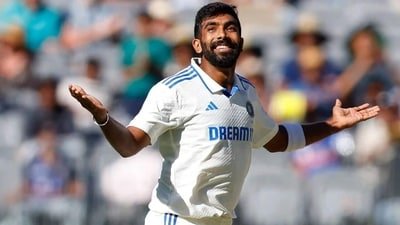 Jasprit Bumrah for India in Test cricket. (X images)