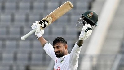 Litton Das struck a century to rescue Bangladesh (AFP)