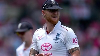 Ben Stokes during the Ashes. (REUTERS)