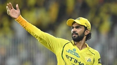 Ruturaj Gaikwad during the CSK vs SRH match in IPL 2026. (AFP)