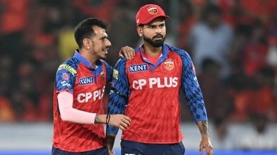 Shreyas Iyer questioned after ignoring Yuzvendra Chahal in tense chase. (AFP)