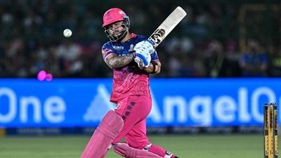 Riyan Parag scored a century against the Delhi Capitals. (AFP)