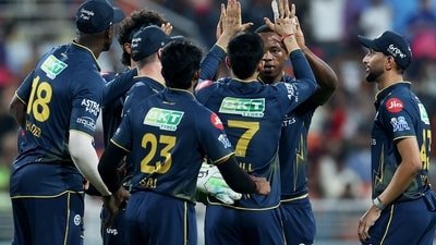 Gujarat Titans' arrival in Ahmedabad has been delayed (REUTERS)