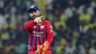 Rishabh Pant for LSG. (REUTERS)
