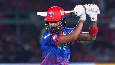 KL Rahul was in good form against RR. (REUTERS)