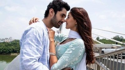 Chand Mera Dil box office collection day 3: Lakshya and Ananya Panday in a still from the film. Chand Mera Dil box office collection day 3: Lakshya and Ananya Panday in a still from the film.