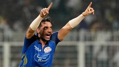 Deepak Chahar dismissed Finn Allen cheaply vs KKR. (PTI)