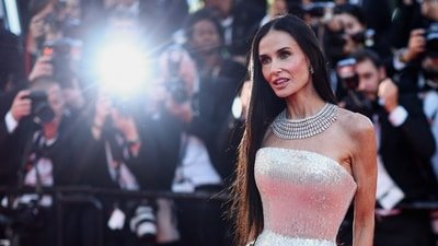 Jury member of the 79th Cannes Film Festival Demi Moore poses on the red carpet during arrivals for the opening ceremony in Cannes, France, May 12, 2026. REUTERS/Gonzalo Fuentes (REUTERS)