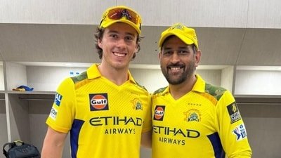 Dewald Brevis opens up on MS Dhoni’s lasting advice. (Instagram) Dewald Brevis opens up on MS Dhoni’s lasting advice. (Instagram)