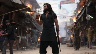 Ranveer Singh in a still from Aditya Dhar's Dhurandhar 2.