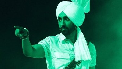 Diljit Dosanjh made it clear that he prefers to entertain.