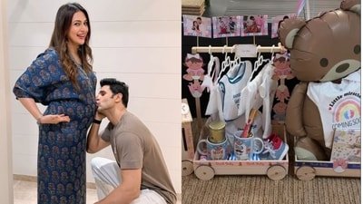 Divyanka Tripathi shares precious moments from her pregnancy journey.