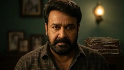 Drishyam 3 box office collection day 1: Mohanlal in a still from the Jeethu Joseph film.